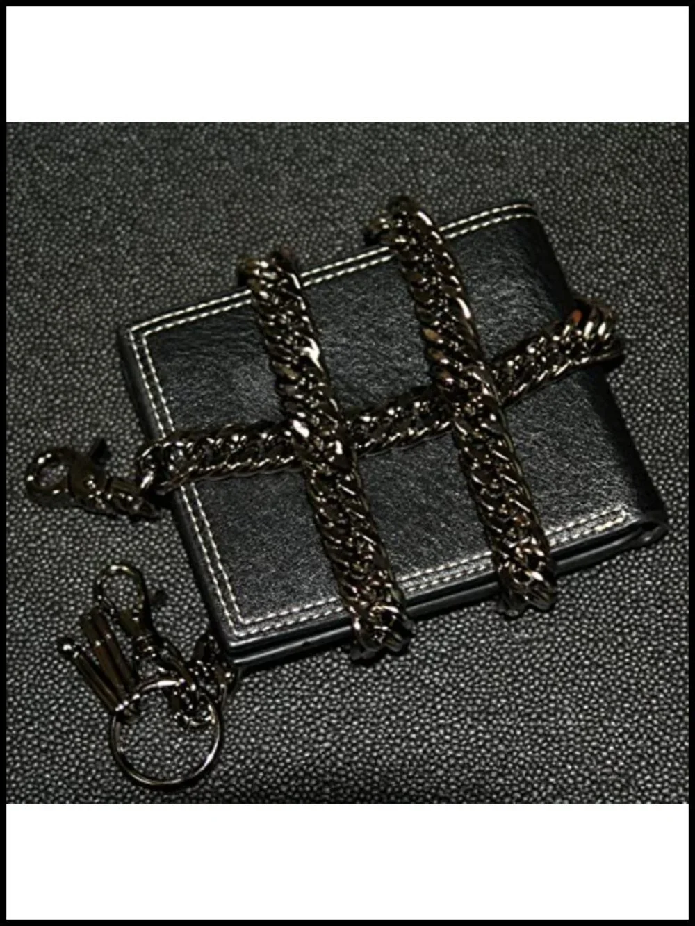 Heavy Duty Chrome Plated Steel Wallet Chain for Bikers & Truckers 20 inch